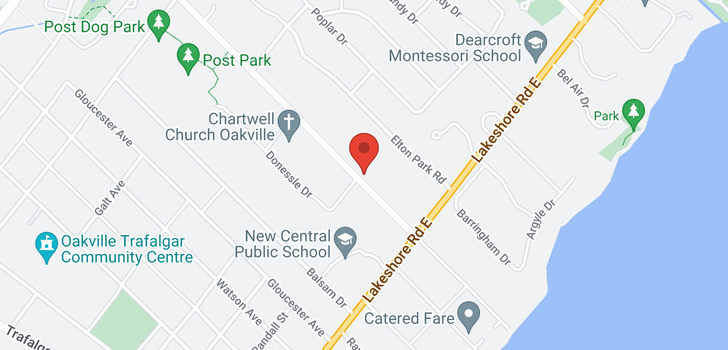 map of 163 Chartwell Road